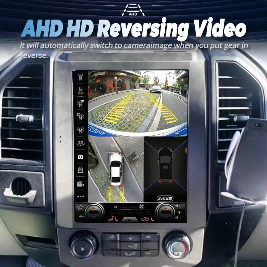 Android 15 Bluetooth 4G GPS Car Radio For Ford Raptor F150 2016-2021 12.1Inch Screen Stere