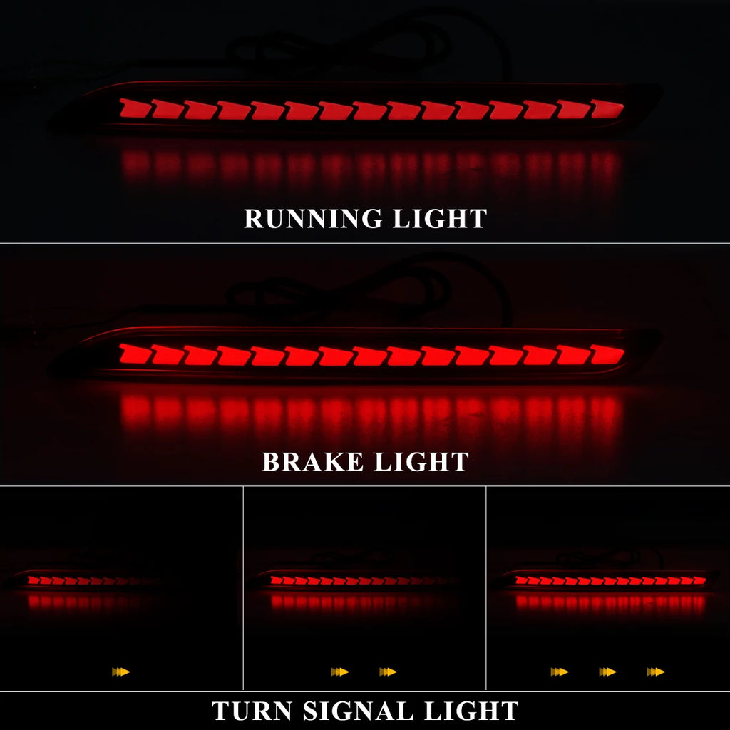 For Honda Accord 2023 2024 LED Rear Bumper Reflector Light Auto Brake Warning Lamp Waterpr | AUTOKITSHOP