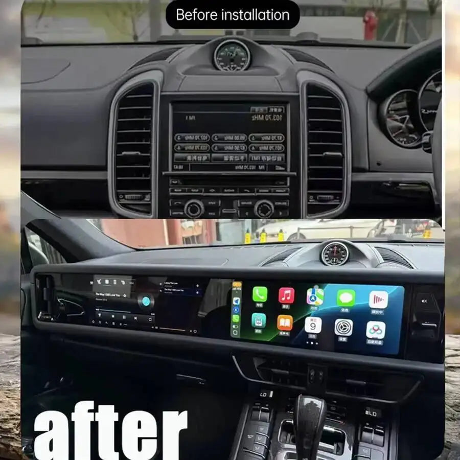 RHD For Porsche Cayenne 2010-2016 Upgraded Interactive Multimedia Video Player 12.3+12.3In | AUTOKITSHOP