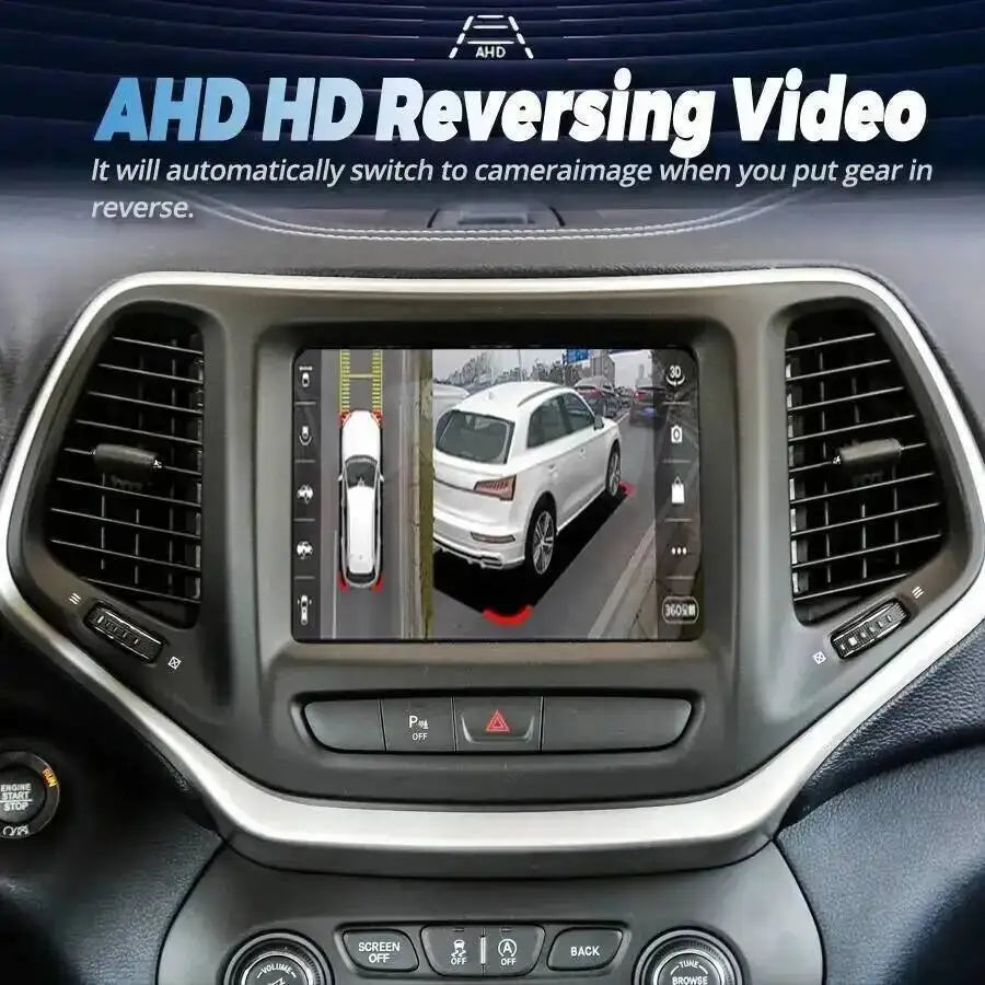 WiFi GPS Stereo Navigation GPS For Jeep Cherokee 2014-2021 Carplay Car 8.4'' Android 15 Sc | AUTOKITSHOP