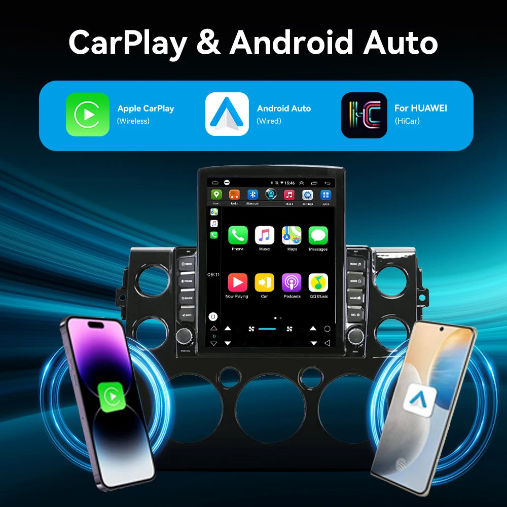 9.7 Inch For TOYOTA FJ Cruiser 2007-2017 Android 14 Car GPS Navigation Car Multimedia Play