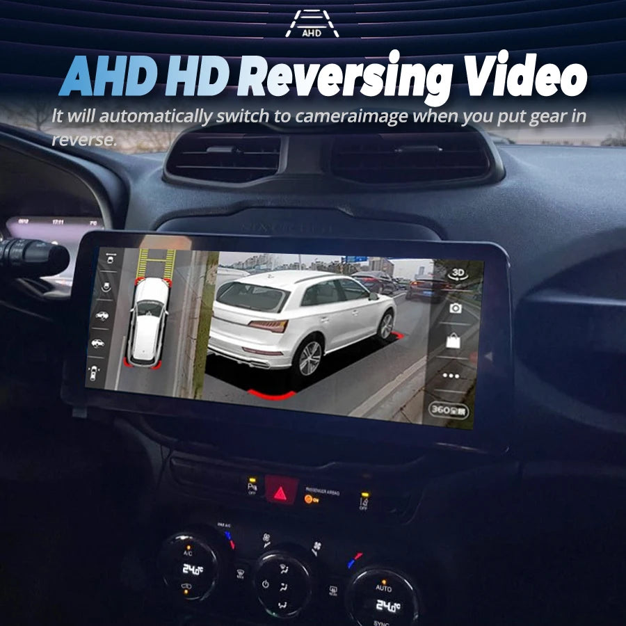 12.3inch For Jeep Renegade 2016 2020 Car Radio Screen Android 13 Video Player 2Din Stereo