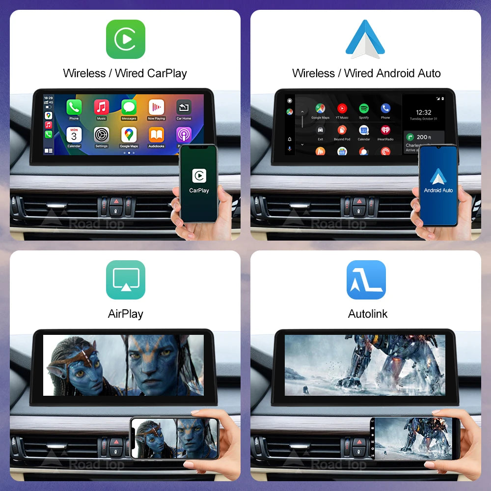 1920*720 Multimedia Touch Screen For BMW X5 F15 F85 X6 F16 F86 NBT 2014-2016 Android Auto  | AUTOKITSHOP
