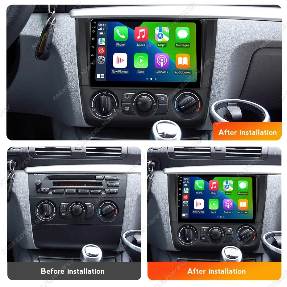 9'' Car Radio Carplay GPS MP5 Player For BMW 1 Series E81 E82 E87 E88 AT 2004-2011 WIFI Ca | AUTOKITSHOP