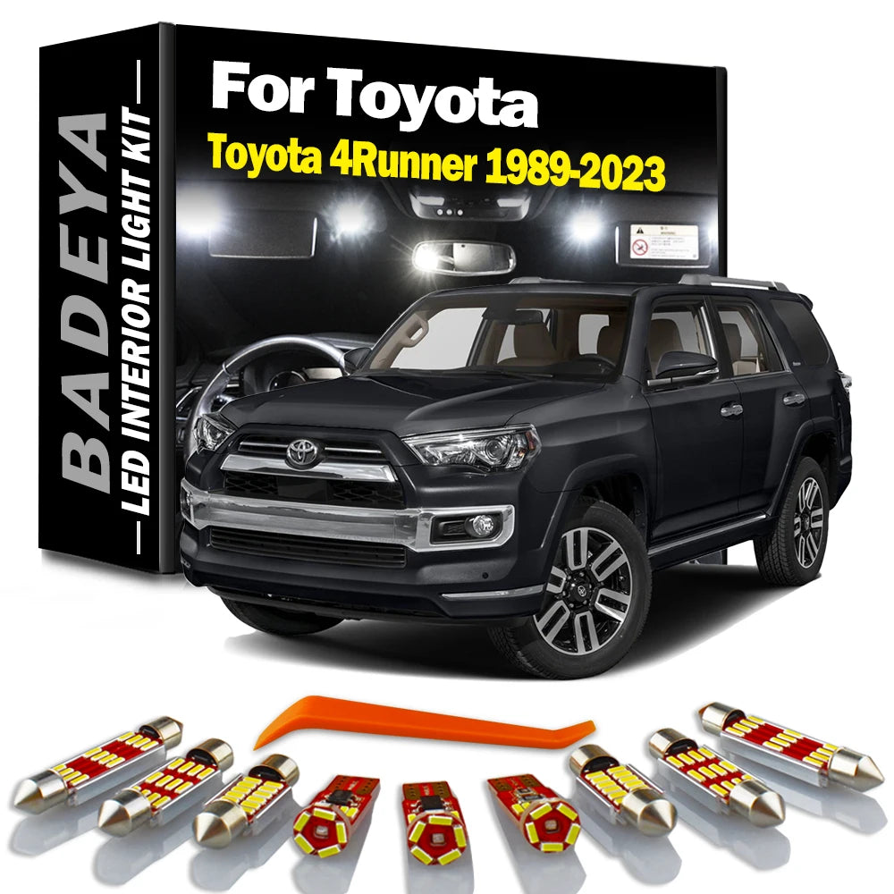 BADEYA Canbus Interior LED Dome Plate Trunk Map Indoor Light Kit For Toyota 4Runner 1989-