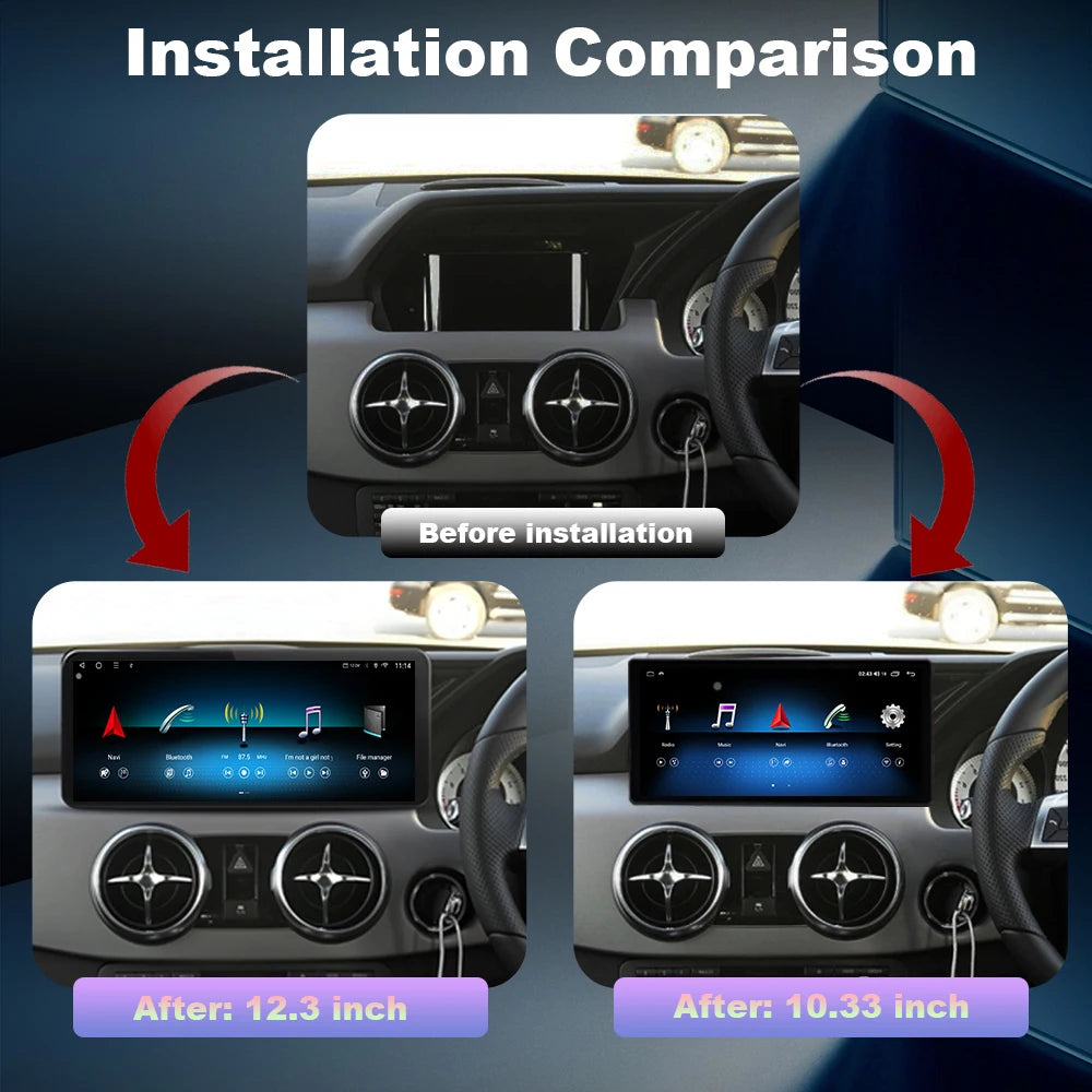 Right Hand Drvie For Benz GLK 2010-2015 Car Radio Multimedia Player Navigation GPS WiFi DS