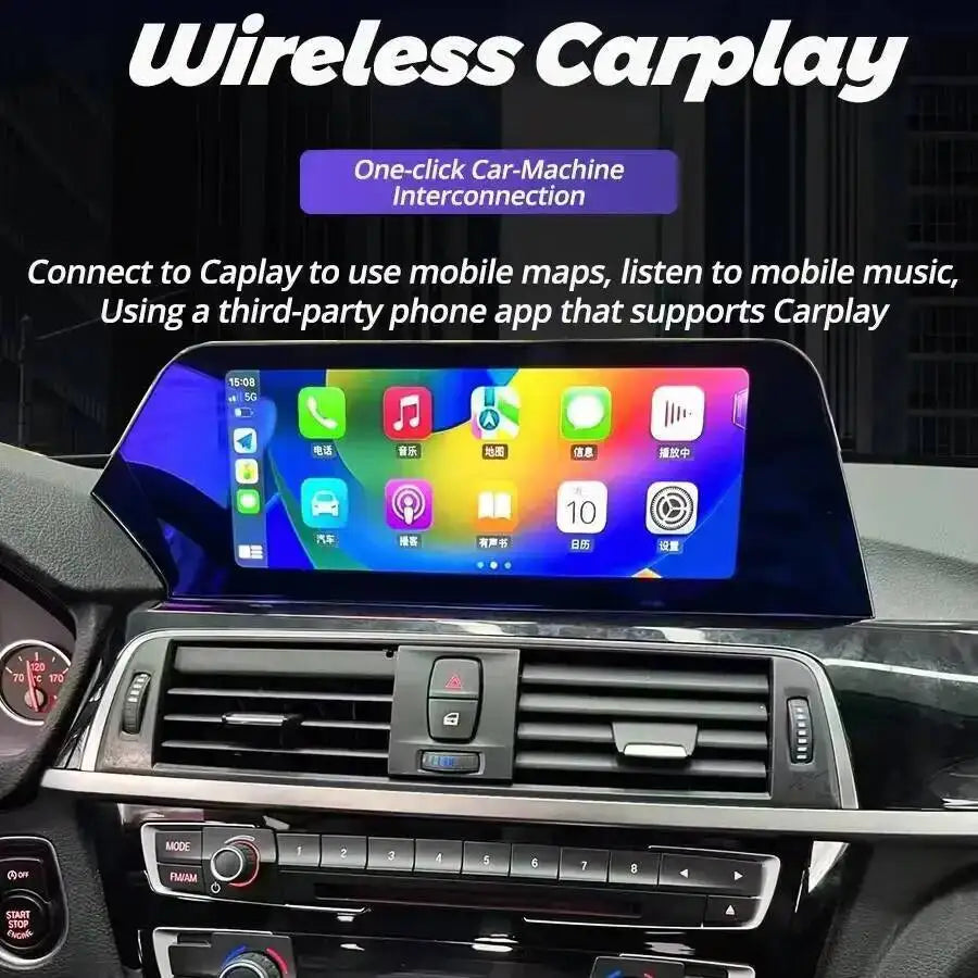 256G Car Radio CarPlay For BMW X5 X6 E70 F15 X6 F16 2007- 2018 Android 15 Multimedia Video | AUTOKITSHOP