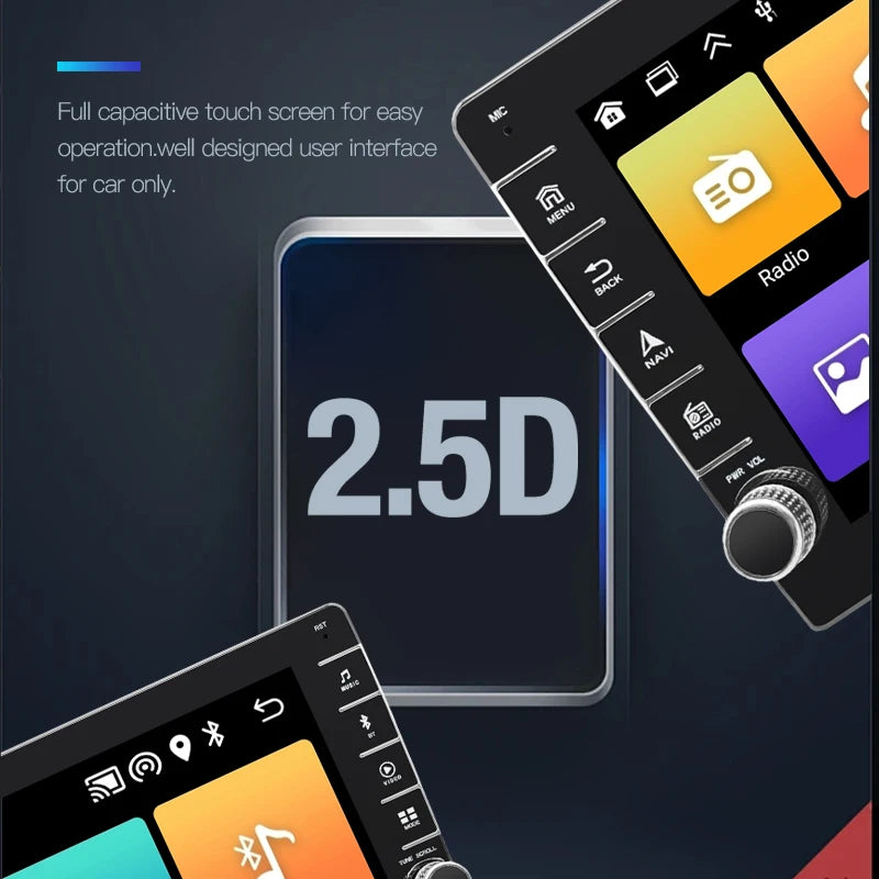 9 10inch Universal Host Android 13 Car Radio Player Navigation Carplay Multimedia For VW T