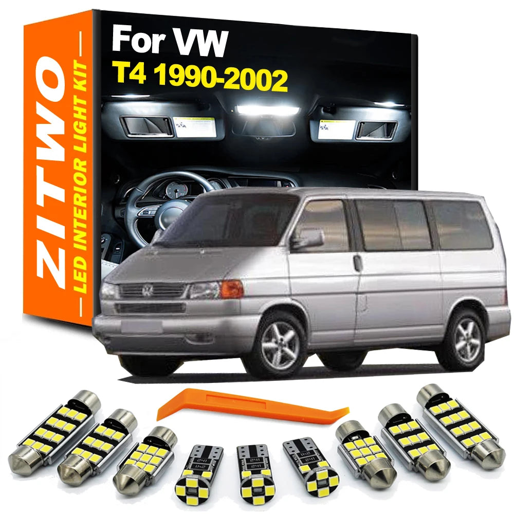 14Pcs Car Reading Dome Bulb Interior Light Kit For Volkswagen VW Transporter T4 Caravelle 1990- 1998 1999 2000 2001 2002 2003
