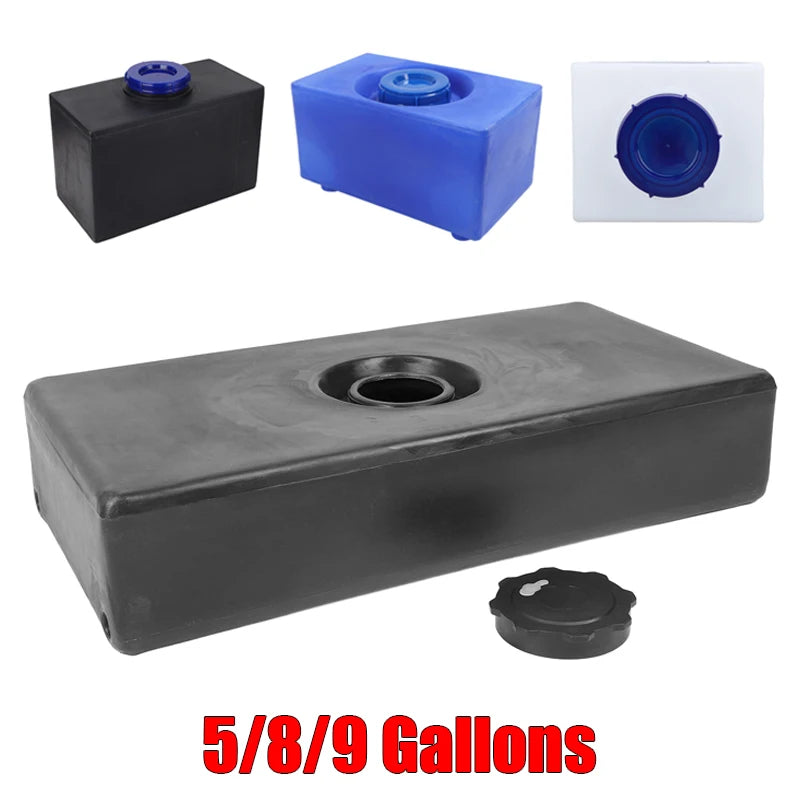 4 Sizes RV Fresh Water Holding PE 5/8/9 Gallons RV Water Storage Heavy Duty Unbreakable Leakproo - Automotive LED Light