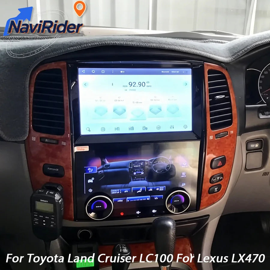 10" Android Multimedia Video Player HeadUnit For Toyota Land Cruiser LC100 For Lexus LX470