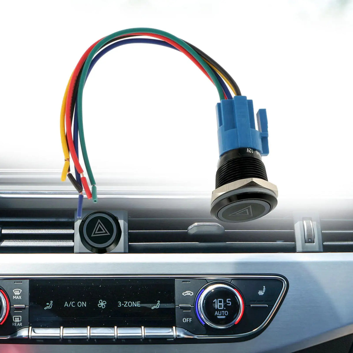 Warning Light Button Switch Emergency Hazard Warning Push Button Switch Car Emergency Light Swit - Automotive LED Light