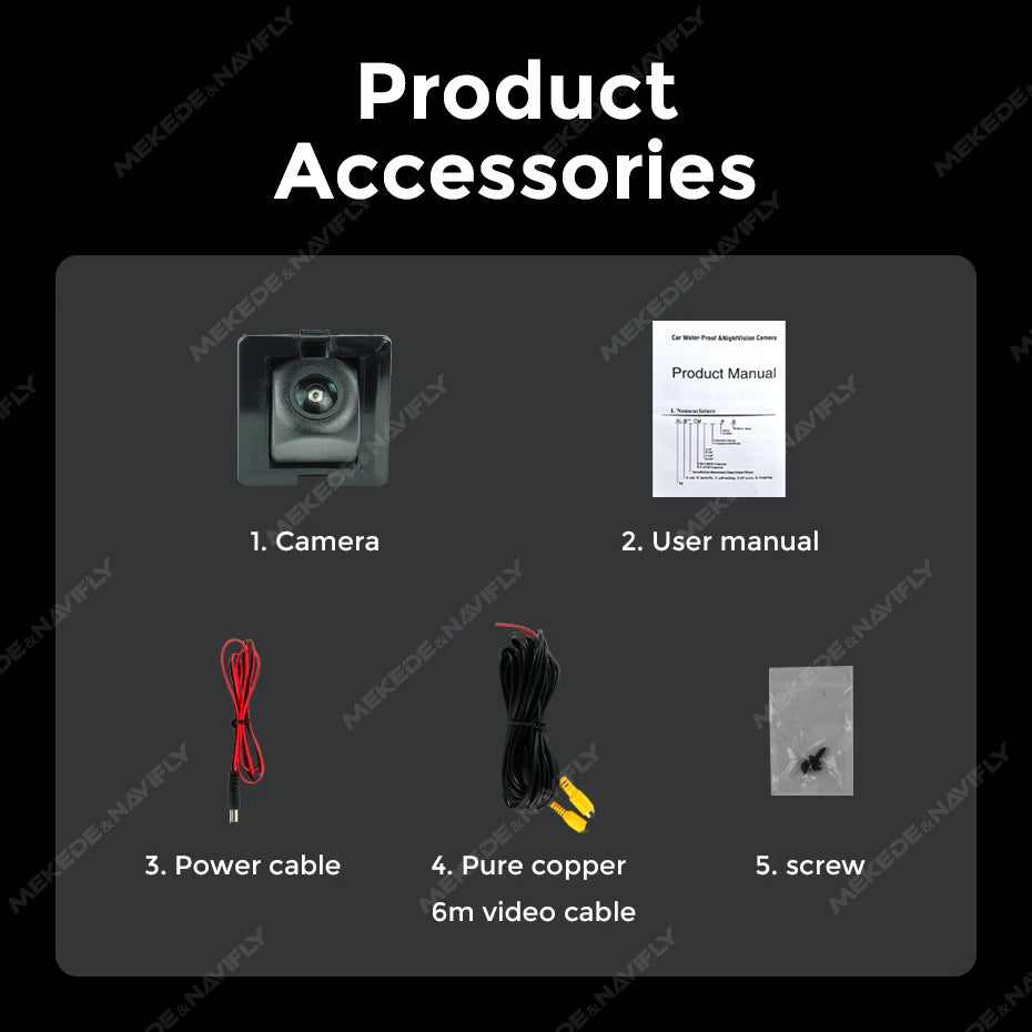 1080P HD Waterproof 170° Wide Angle Car Android Night Vision Car Rear View Reverse Camera