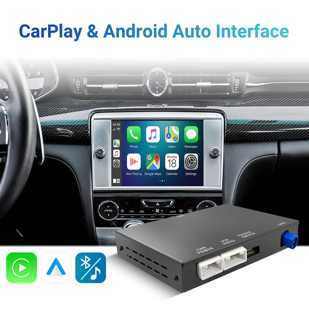 Wireless CarPlay Android Auto Retrofit Kit Decoder Box For Maserati Quattroporte Ghibli Ca | AUTOKITSHOP