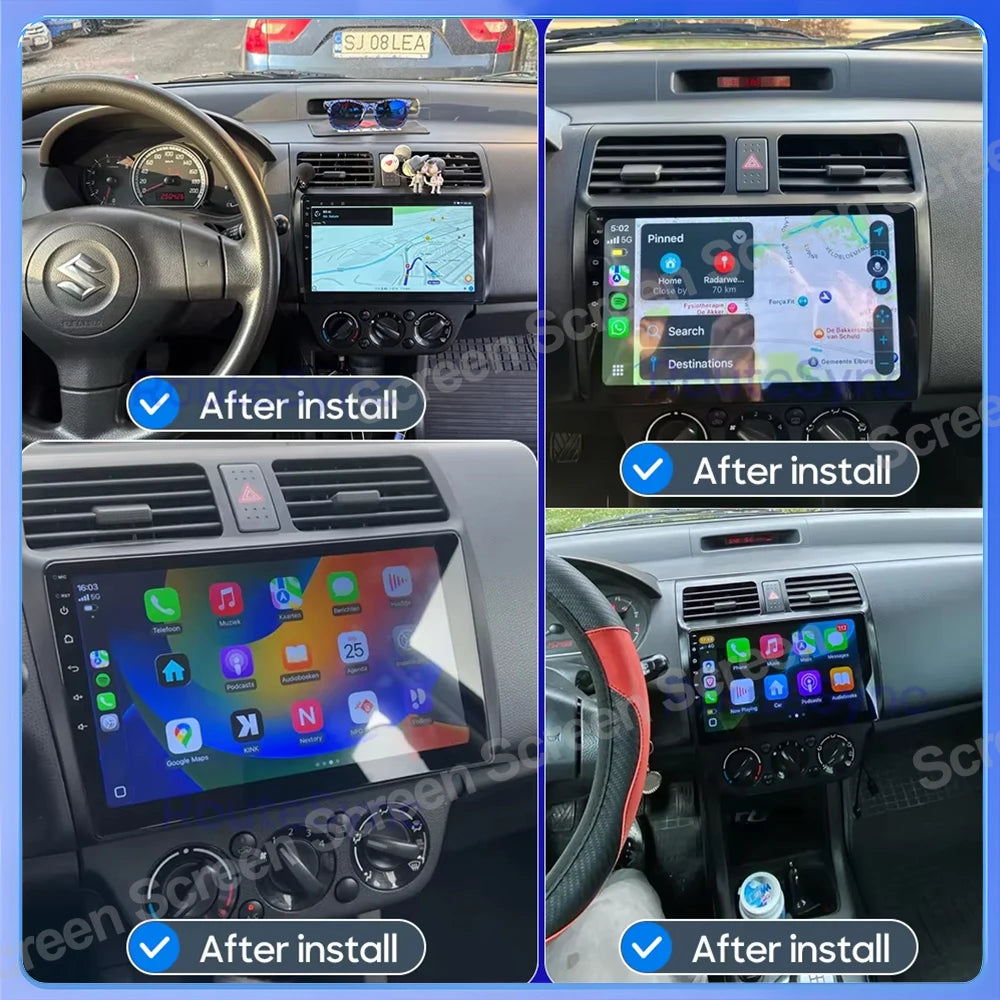Android 16 Car Radio For Suzuki Swift 2003 - 2006 2007 2008 2009 2010 Carplay Auto Head Un | AUTOKITSHOP