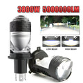 H4 Bi Mini LED Projector Lens LHD RHD Car Bulbs Hi/Low Beam Auto Headlight 3800W 5000000LM