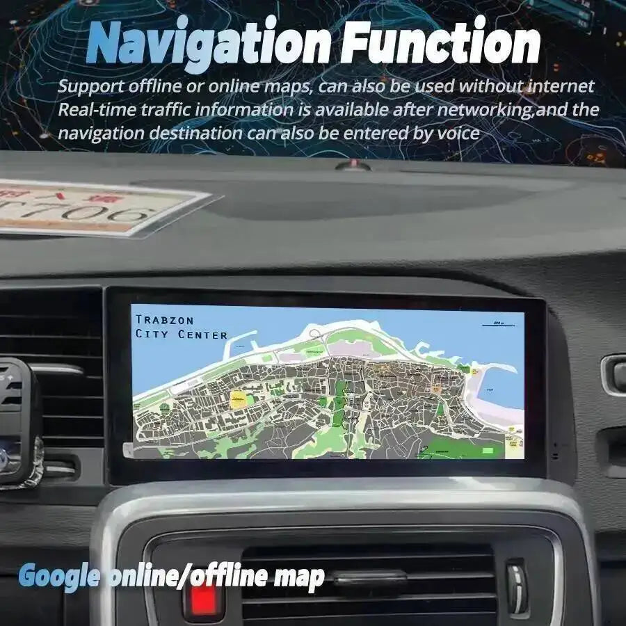 Android15 Carplay Auto Screen Car Radio Multimedia Player For Volvo S60 V60 2011-2017 GPS  | AUTOKITSHOP