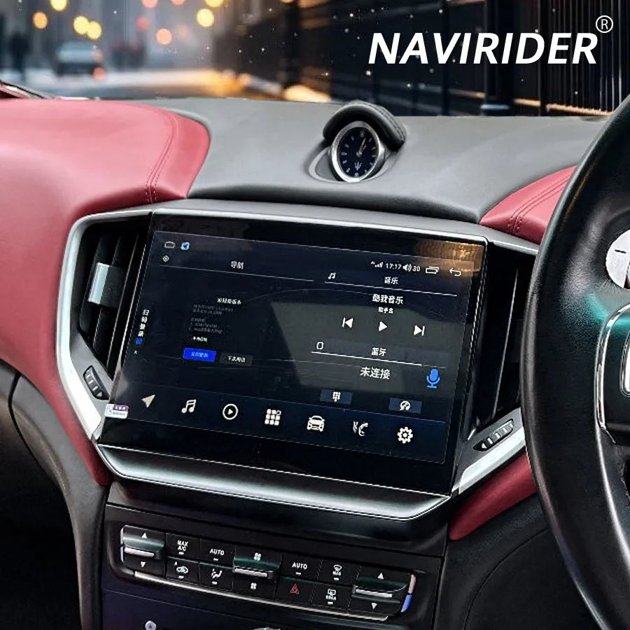 RHD 10.1 Inch Android15 Car Multimedia Player For Maserati Ghibli 2014-2020 8G+256G GPS Na | AUTOKITSHOP