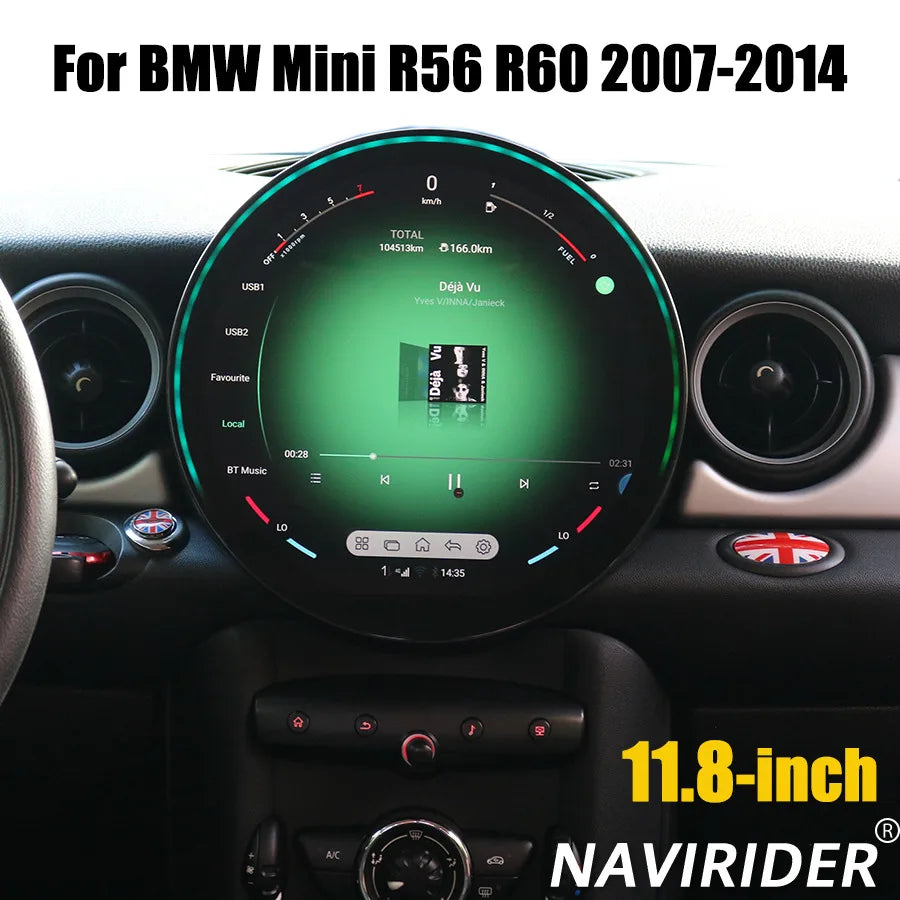 Touch Screen Android Radio For BMW Mini Cooper R56 R60 2007-2014 Multimedia Palyer Navigat | AUTOKITSHOP