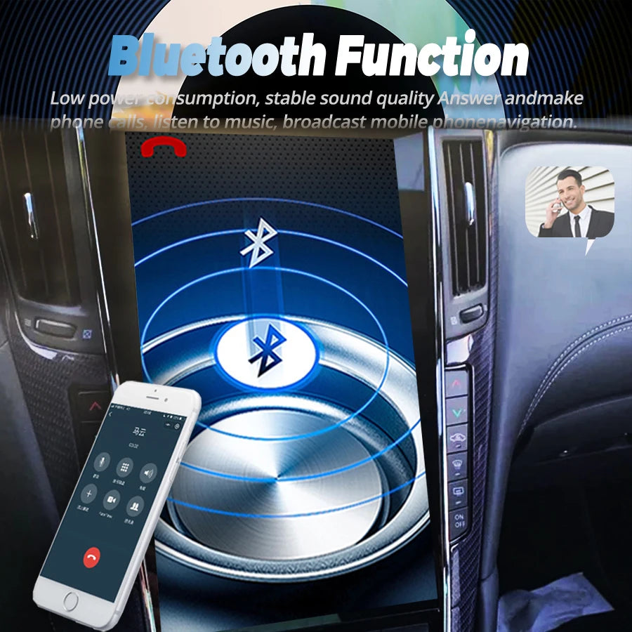 13.6" Multimedia Video Stereo Android 9 Car Radio For Infiniti Q50 Q50L Q50S Q60 2014-2020