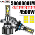 H7 H11 LED Bulb Headlight 4500W Car Headlamp H4 H1 H3 H8 H9 9005 9006 HB3 HB4 H27 880 881