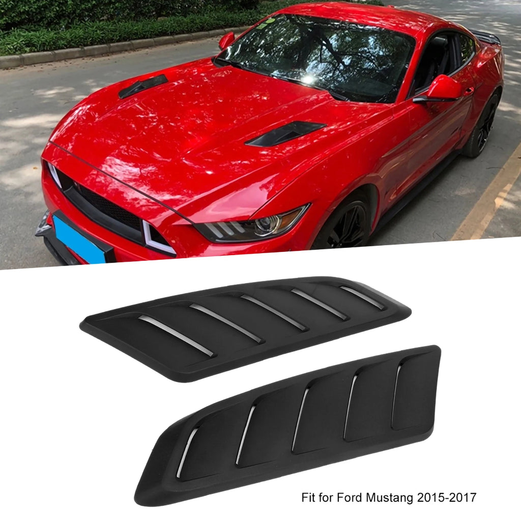 Car Auto Modification Hood Bonnet Vent Cover Fit for Ford Mustang 2015-2017 Bonn for Ford 2015-2017 - Automotive LED Lig