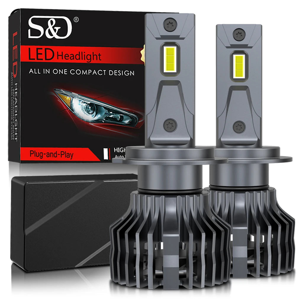 160W H4 LED Headlight 80000LM CSP Chip LED CANBUS H7 H1 H3 H11 H8 9005 9006 HB3 HB4 9012 H