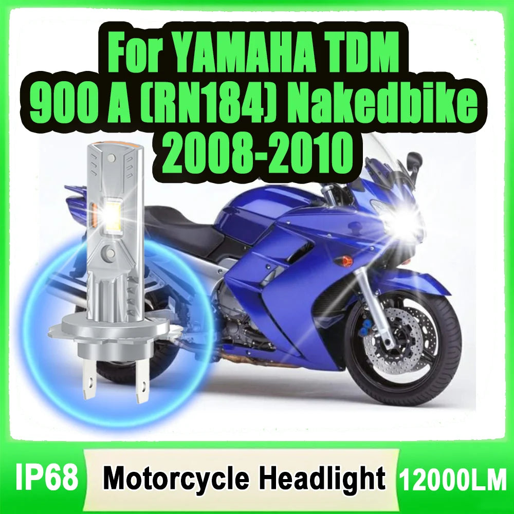 H7 LED Motorcycle Headlight CSP Chips Canbus High Power 6000K Moto Front Lamp For YAMAHA T