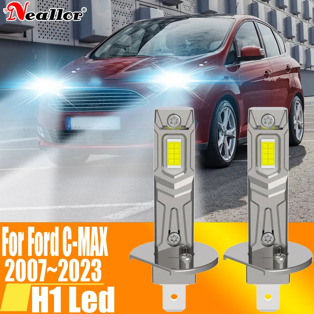2x H1 Led Light Canbus Bulb Car Headlight High Power Auto Fog Diode Moto Driving Running L