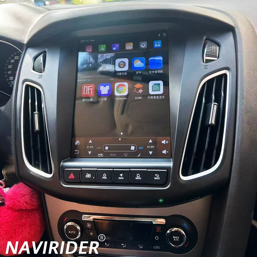 Navirider Car GSP Navigation Stereo Bluetooth 9.7inch Carplay HU DSP For Ford Focus Mk3 20