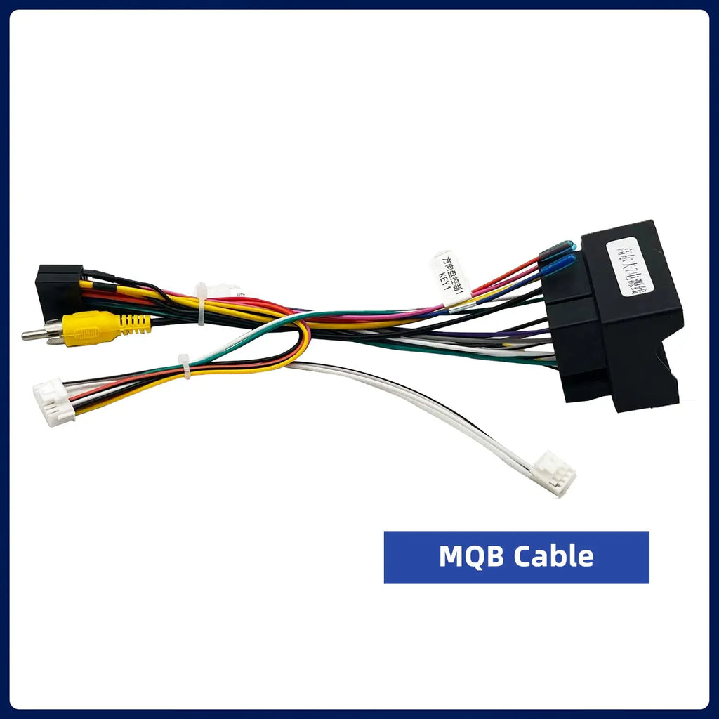 Universal MQB Car Radio For Volkswagen VW SEAT Skoda Interface Power Connection Cable Mult