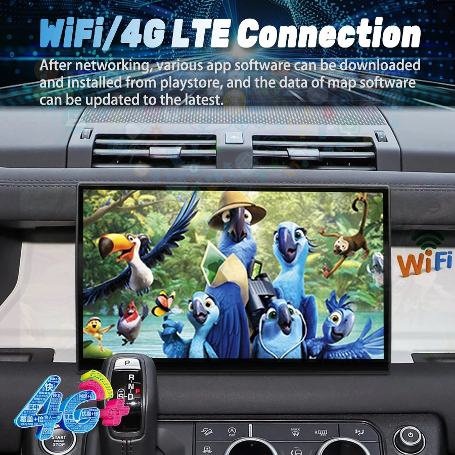 11.4 Inch Screen For Land Rover Defender 2018 2024 Car Infotainment System Multimedia Carp