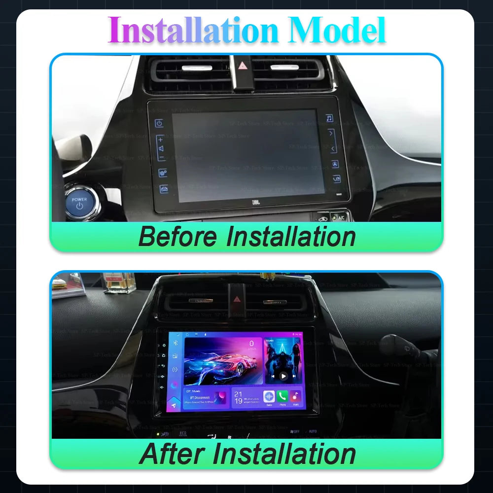 Android 16 For Toyota Prius Xw50 2015 2016 2017 2018 2019 2020 Car Video Multimedia Player | AUTOKITSHOP
