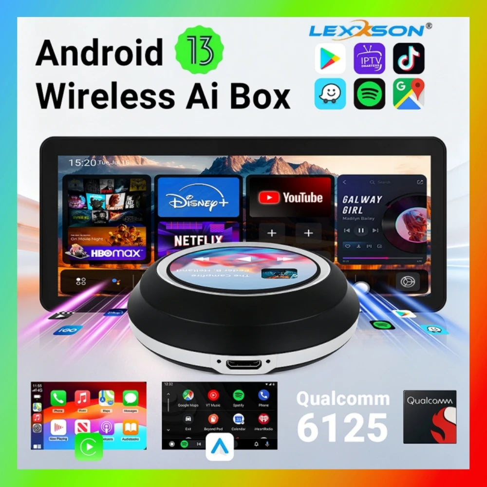 8GB+128GB Carplay Ai Box For BMW Android 13 System Adapter Magic Portable Head Unit Box Su | AUTOKITSHOP