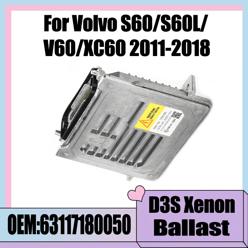 OEM 63117180050 D3S Xenon Ballast Control Block HID Ballast For Volvo S60/S60L/V60/XC60 20