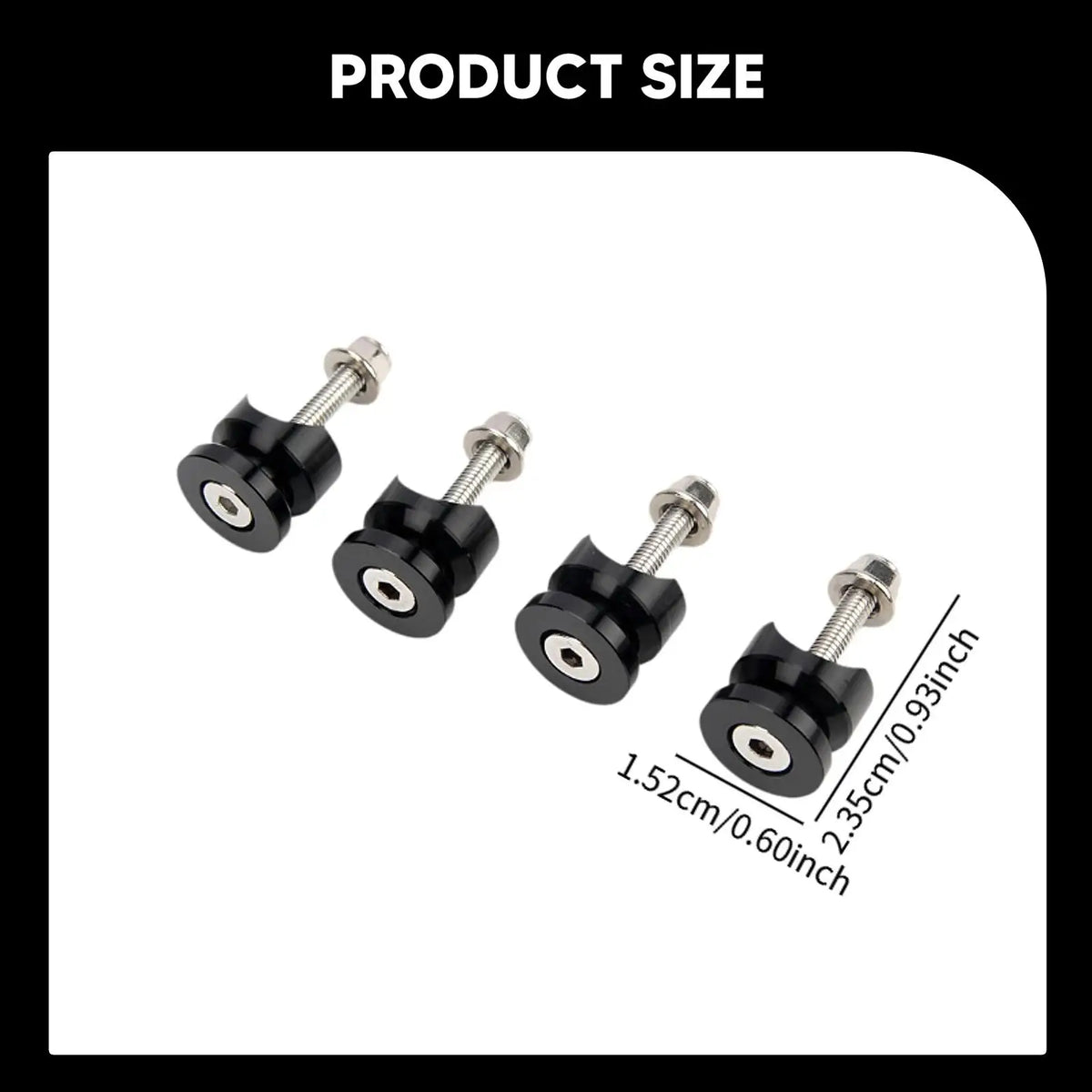Motorcycle Side Box Quick Release Base Aluminum Alloy Protective Pad Impacts Base Replacement - Automotive LED Light