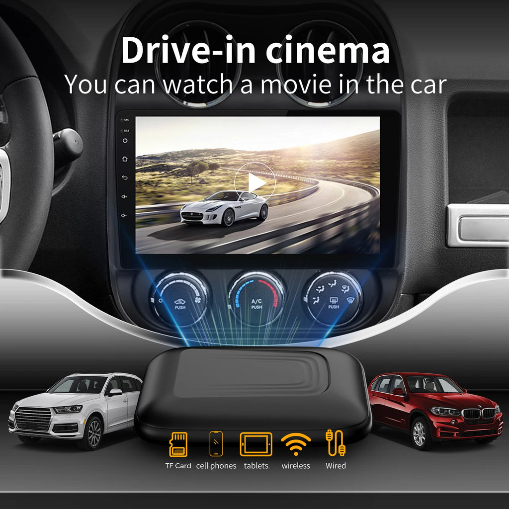 Android Mini Ai BOX Wired To Wireless CarPlay Box Android Auto Support Netflix YTB for VW  | AUTOKITSHOP