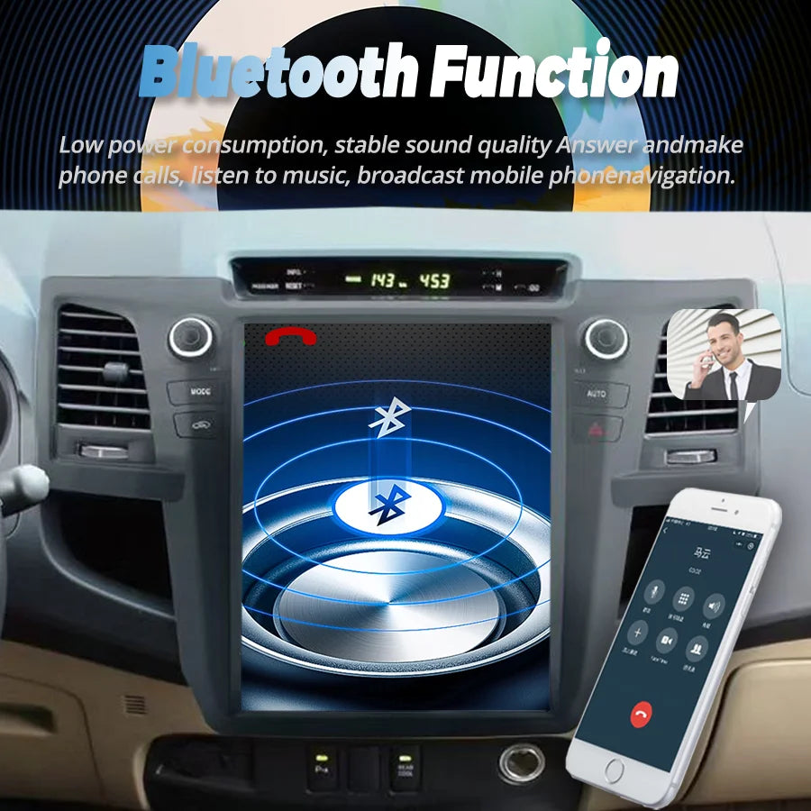 For Toyota Fortuner Hilux 2012- 2015 Car Radio Gps Navigator Auto Carplay 12.1" Android Ve | AUTOKITSHOP
