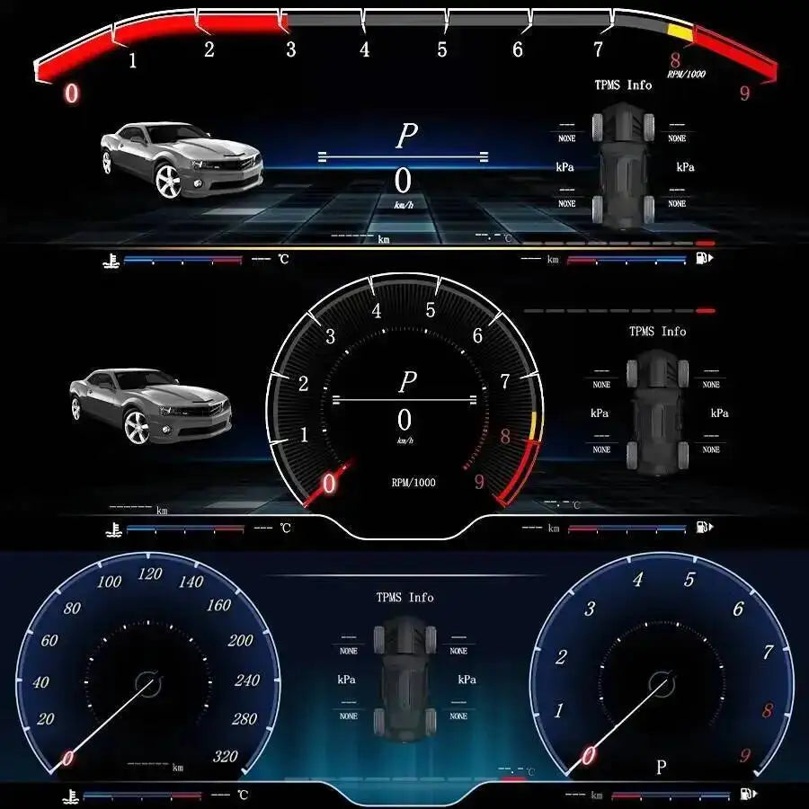 For Chevrolet Silverado 2014-2018 GMC Sierra 2019-2024 12.3" Upgrade Smart Cluster Virtual | AUTOKITSHOP