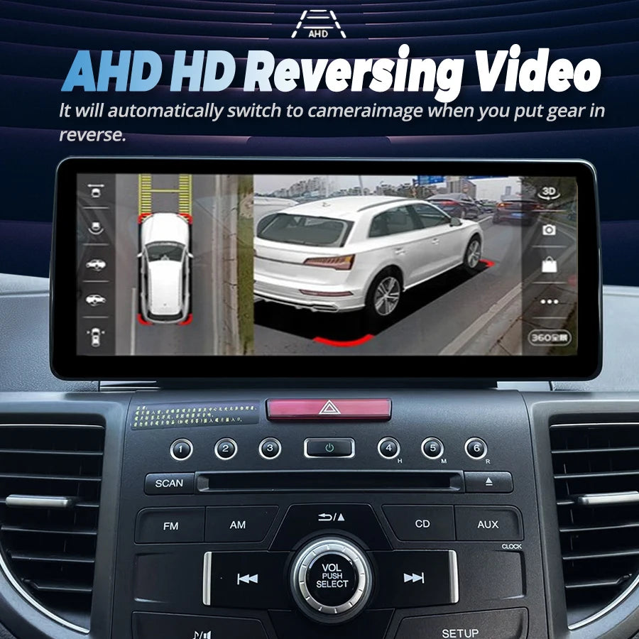 12.3inch Android 14 Screen For Honda CRV CR-V 2012-2016 Stereo Car Radio Multimedia Video