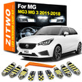 ZITWO 6Pcs Car LED Interior Dome Map Plate Light Kit For MG 3 MG3 2011 2012 2013 for MG MG3 - Automotive LED Light
