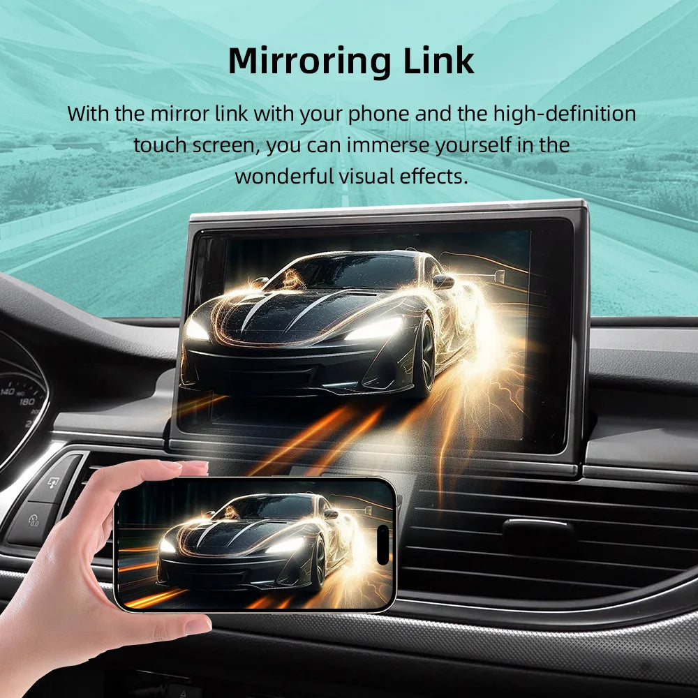 ANYFAR Wireless Carplay Android Auto Interface Retrofit Kits For Audi A6 C7 A7 2012-2016 R | AUTOKITSHOP