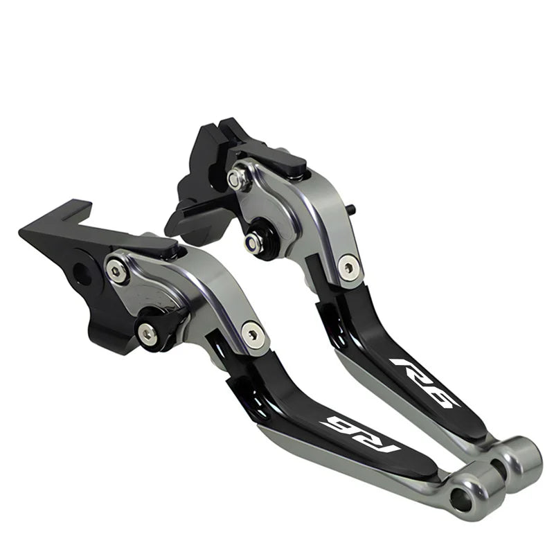 For Yamaha YZF R6 2017-Present Clutch Lever Brake Lever Set Adjustable Folding Handle Levers Mot - Automotive LED Light