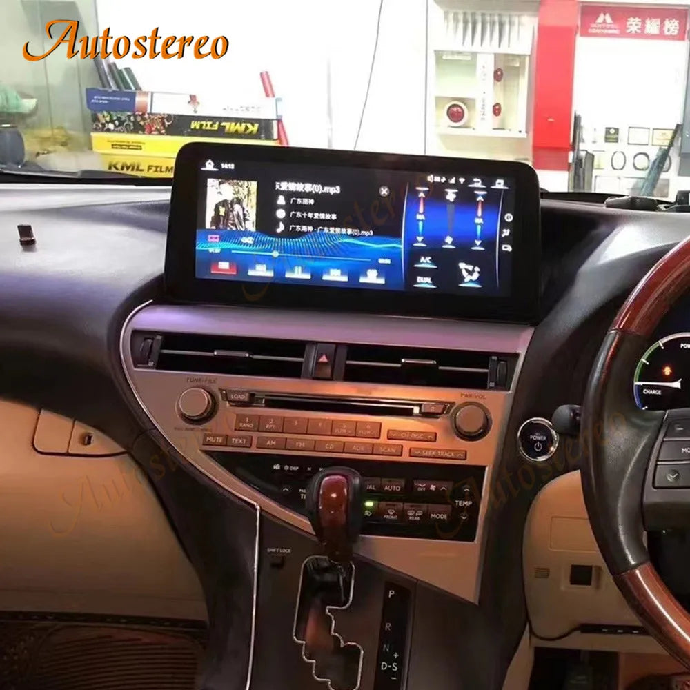 12.3 Dual System Qualcom Carplay Android13 For Lexus RX270 RX350 RX400 Car GPS Navigation
