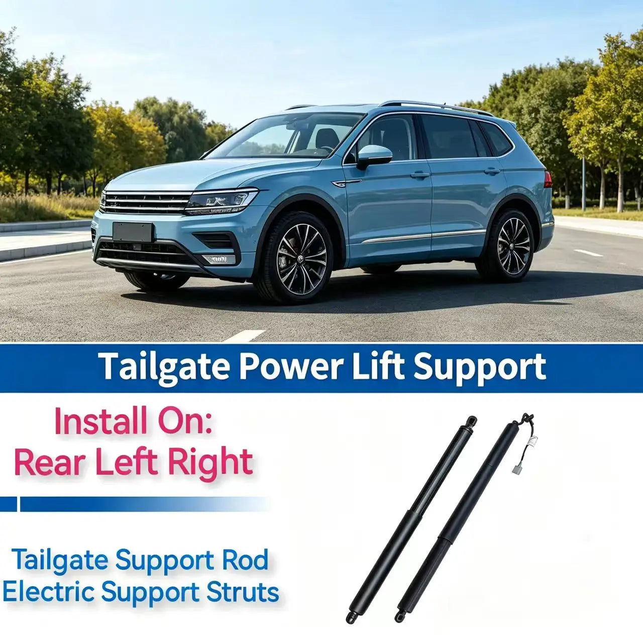For 2011-2015 Ford Explorer Pair Rear Trunk Liftgate Power Hatch Lift Support Opener Elect | AUTOKITSHOP