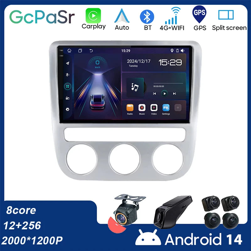 For Volkswagen VW Scirocco EOS 2009 2010 2011 2012 2013 2015 2016 Car Radio Multimedia 4G
