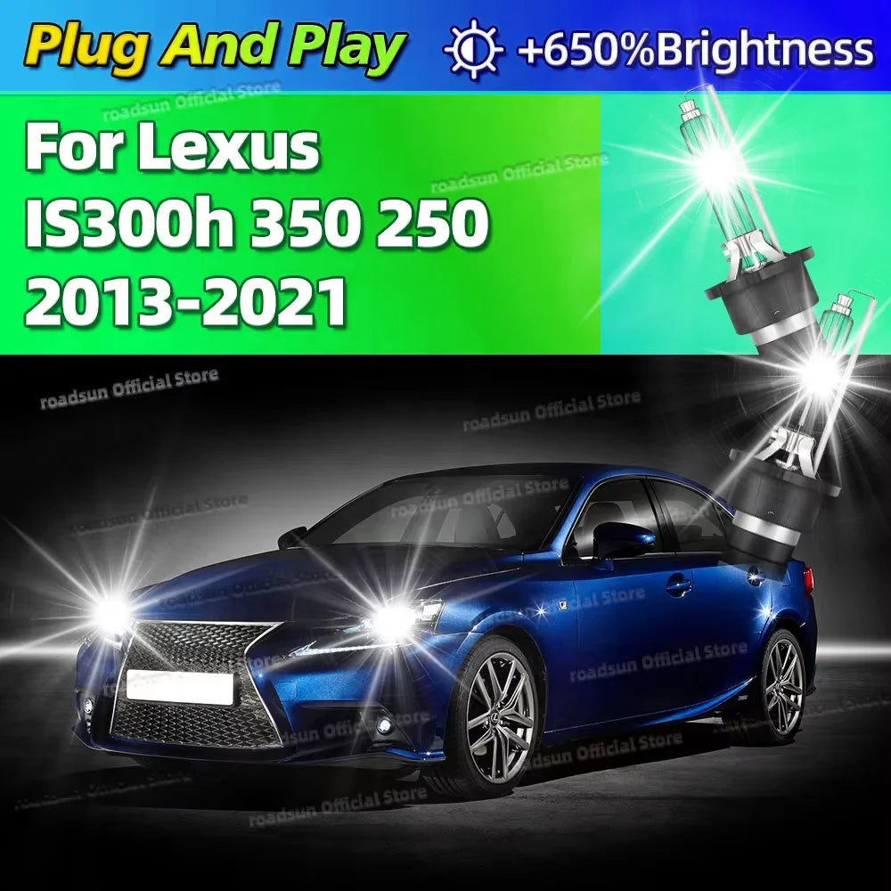 Xenon Headlight 35W HID Bulb D4S Bright Car Lamp Auto Light For Lexus IS300h 350 250 2013-