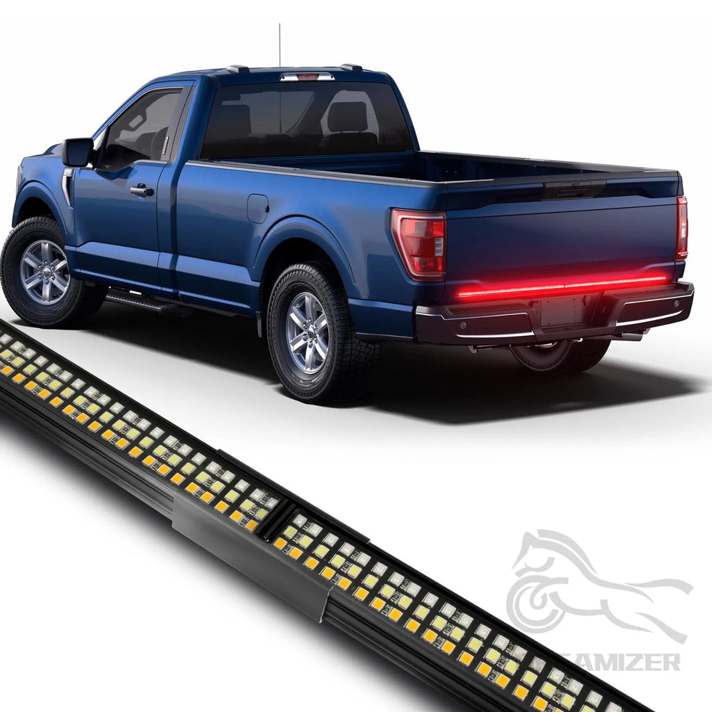48 Inch Truck Tailgate Light Bar 12V 5 Function 648 LED Brake Light Strip Brake Turn Signal Reve - Canbus LED Car Light