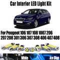 LED Interior Light Kit for Peugeot 106 107 108 - Canbus Error-Free Bulbs | AUTOKITSHOP