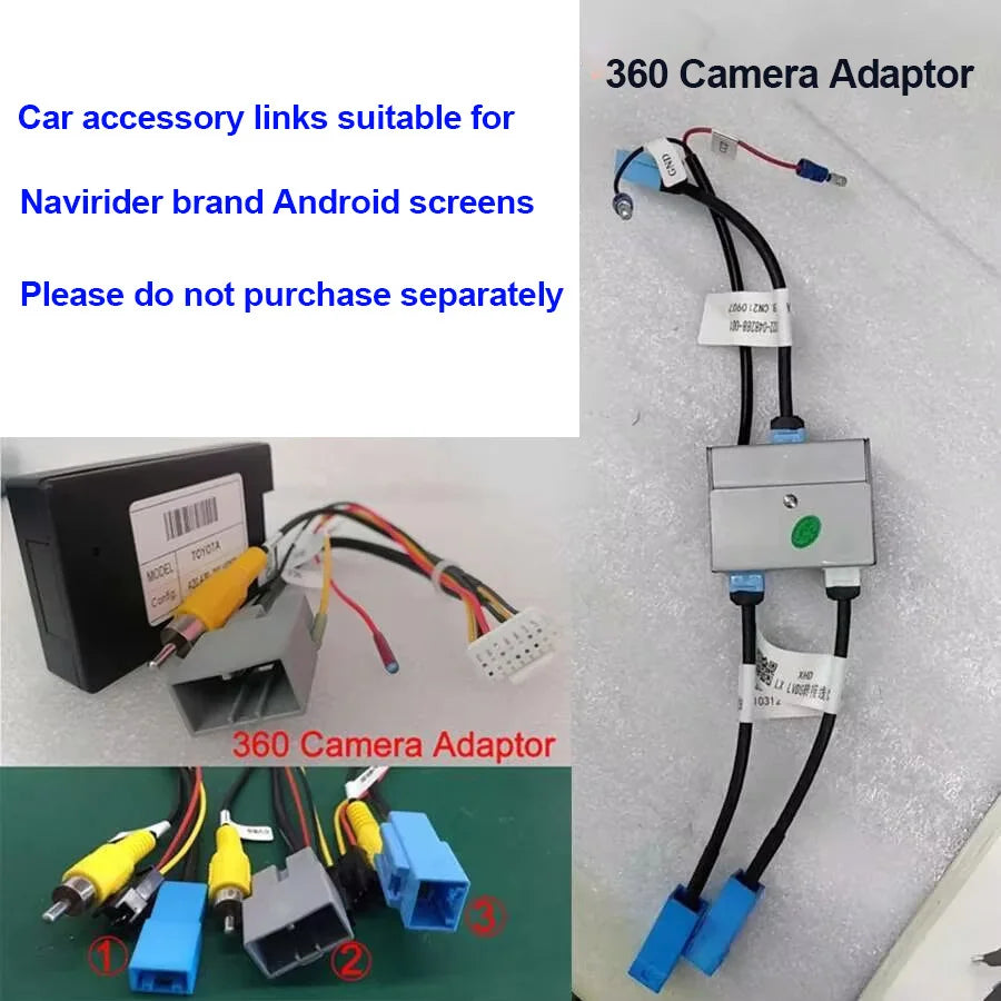 Android Accessories OBD2 DAB Receiver CARPLAY USB DVR CAMERA TPMS Optical Fiber Cable Came